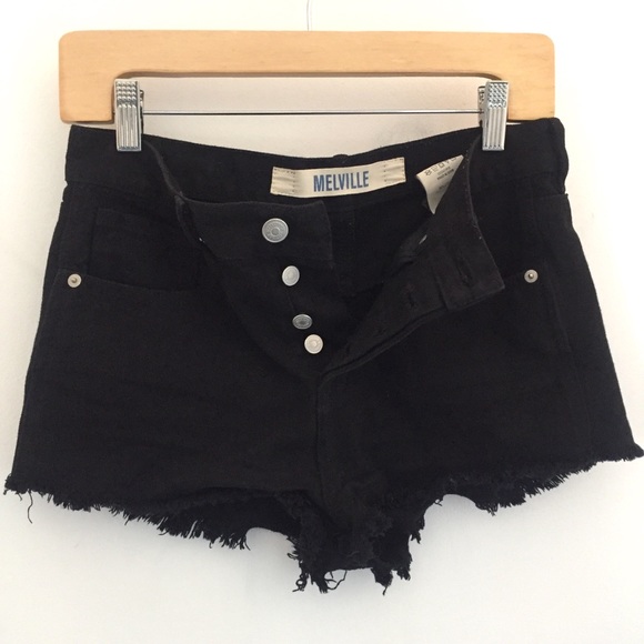 Brandy Melville Pants - Brandy Melville Button Fly Cotton Shorts Sz 26